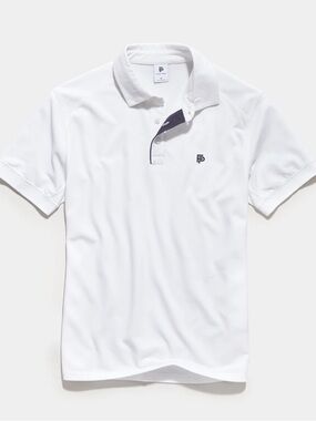 Flint Park SS Tipped Match Polo NWT White Men’s Large